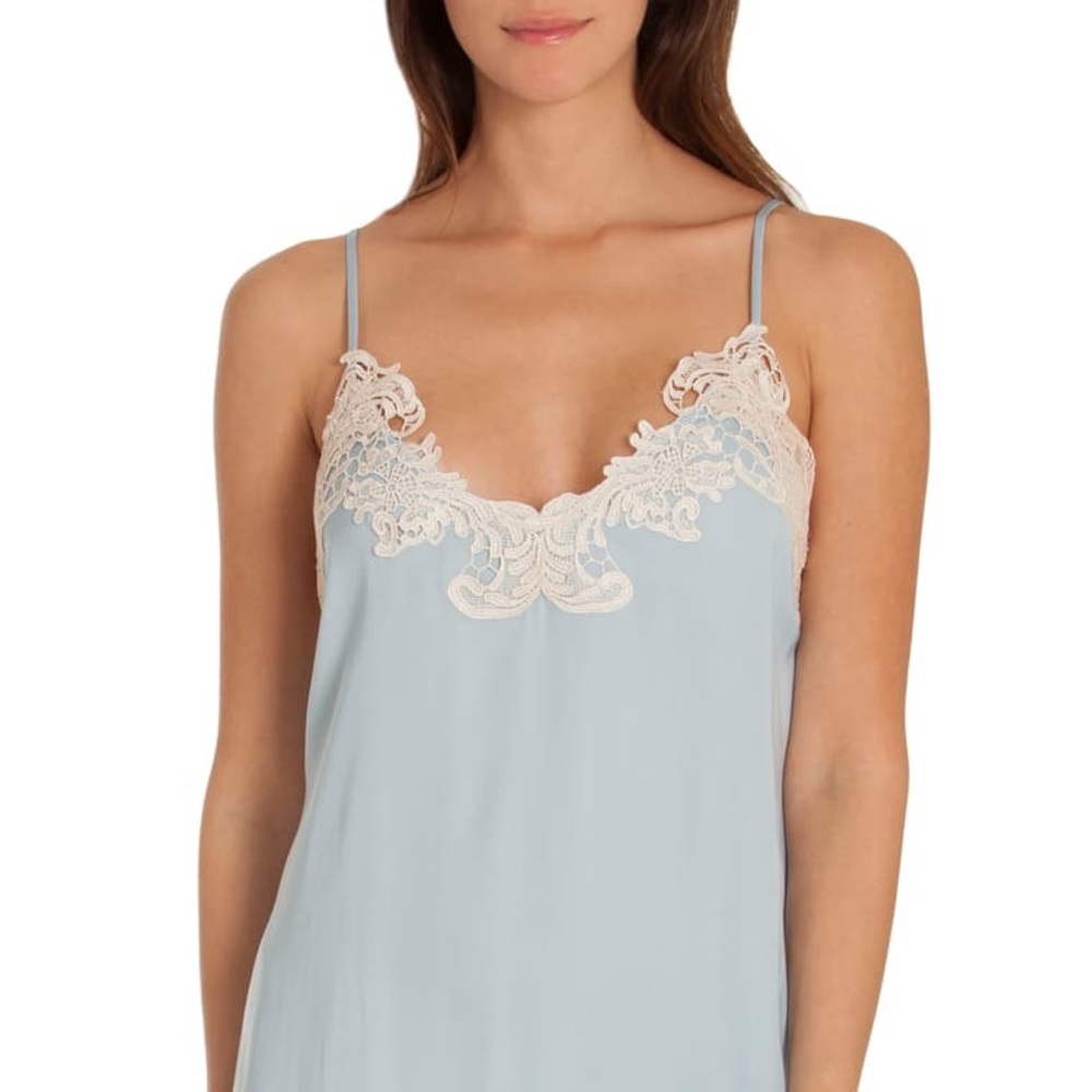 In Bloom By Jonquil Silk Nightgown/ Chemise